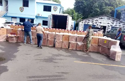 Militares incautaron 750 mil unidades de cigarrillos ilegales en Puerto Plata